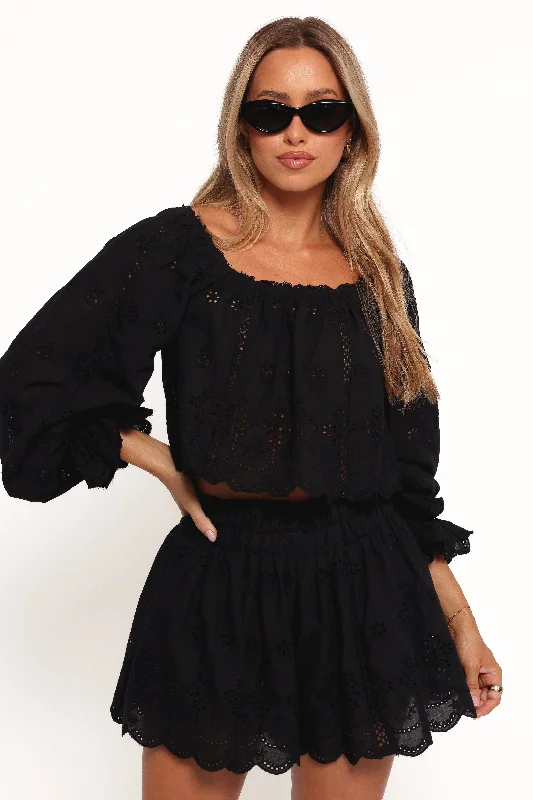 Cool Style Alessia Two Piece Set - Black