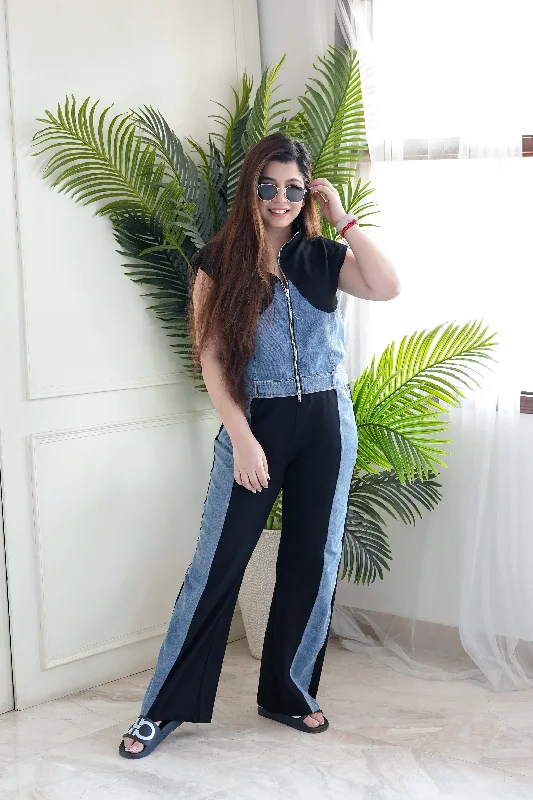 Carefree Henry Black Denim Cordset