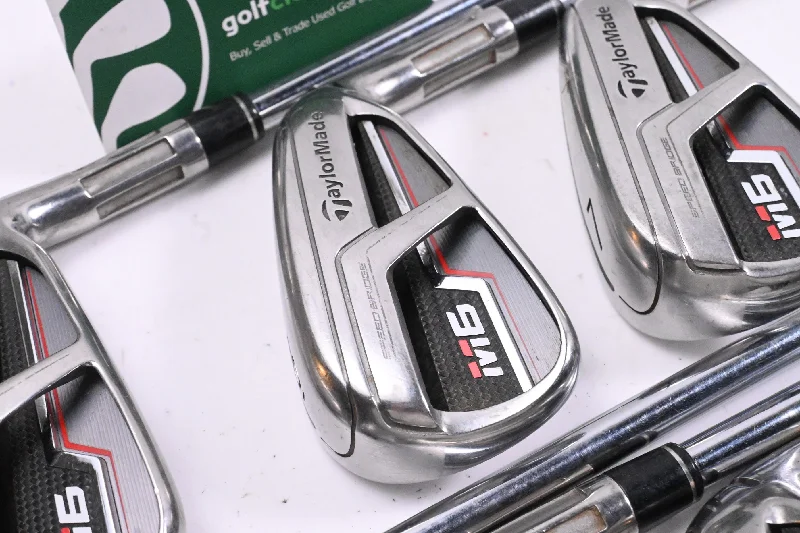 Short Design Taylormade M6 Irons / 5-PW+AW / Stiff Flex KBS MAX 85 Shafts