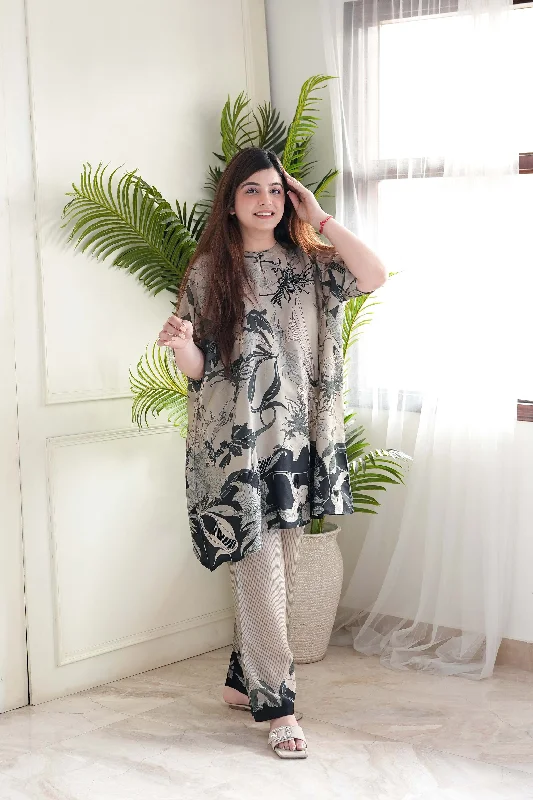 Casual And Comfortable Frika Printed Cordset