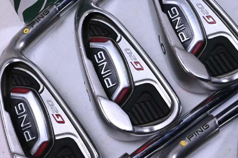 Relaxed Clothing Ping G20 Irons / 4-PW+SW / Yellow Dot / Regular Flex Ping CFS Shafts Relaxed Clothing Ping G20 Irons / 4-PW+SW / Yellow Dot / Regular Flex Ping CFS Shafts