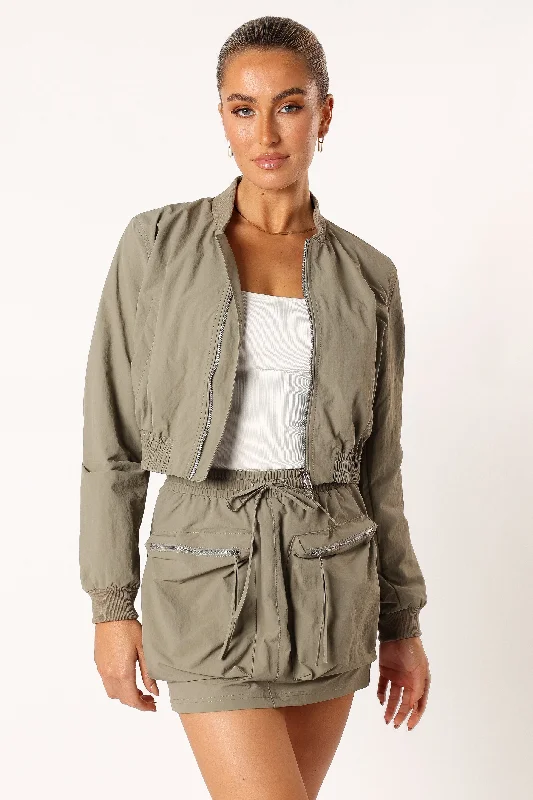 Versatile Comfort Wear Freddie Two Piece Set - Light Olive