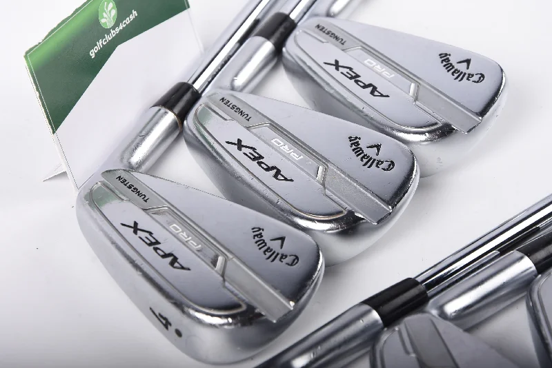 Layered Style Callaway Apex Pro 21 Irons / 4-PW / Stiff Flex True Temper Elevate ETS 115 Shaft