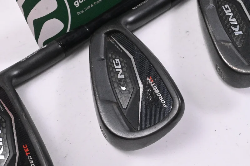 Wandering freely Cobra King Forged Tec Black Irons / 5-9i / Stiff Flex AMT Tour White S300 Shafts
