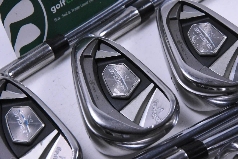 British Style Callaway Rogue Irons / 5-PW+SW / Regular Flex KBS Max 90 Shafts