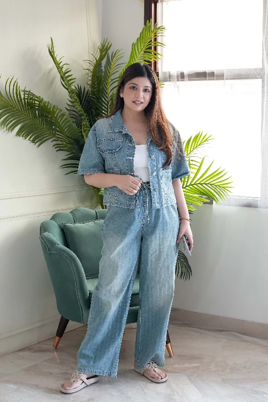 Weekend Comfort Wear Ines Denim Loose Fit Cordset