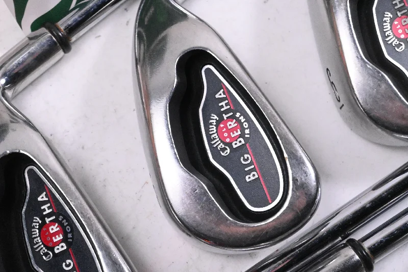 Cozy Vibes Callaway Big Bertha 2004 Irons / 4-9i / Uniflex Callaway Big Bertha Shafts Cozy Vibes Callaway Big Bertha 2004 Irons / 4-9i / Uniflex Callaway Big Bertha Shafts