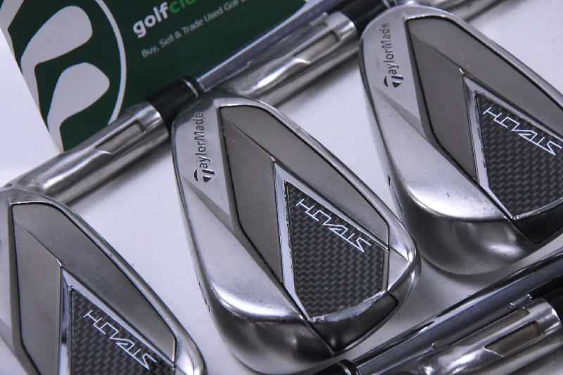 Warm And Comfortable Taylormade Stealth Irons / 5-PW+AW+SW / Stiff Flex Dynamic Golf S300 Shafts Warm And Comfortable Taylormade Stealth Irons / 5-PW+AW+SW / Stiff Flex Dynamic Golf S300 Shafts