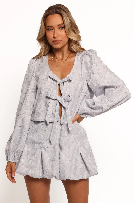 Relaxed Dresses Stevie Two Piece Set - Dusty Blue