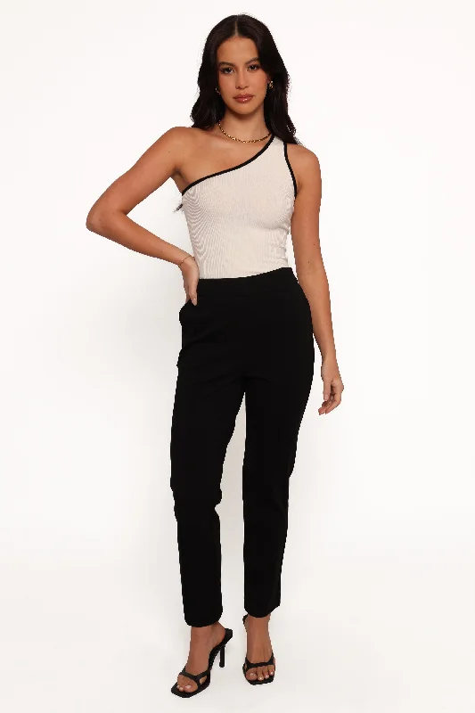 Minimal Classic Martina Pant - Black