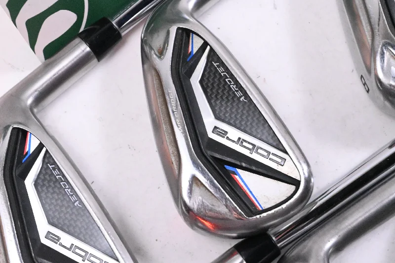 Celebrity Style Cobra Aerojet Irons / 6-PW+GW / Regular Flex Steel Shafts / No Shaft Bands Celebrity Style Cobra Aerojet Irons / 6-PW+GW / Regular Flex Steel Shafts / No Shaft Bands