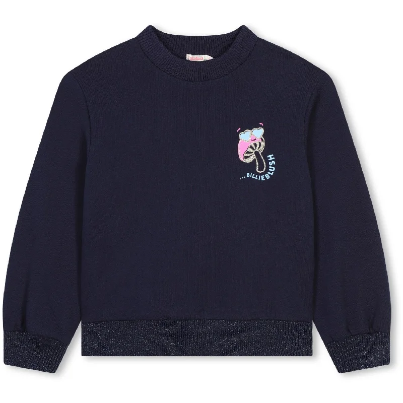 Fresh And Elegant Billieblush Navy Crewneck