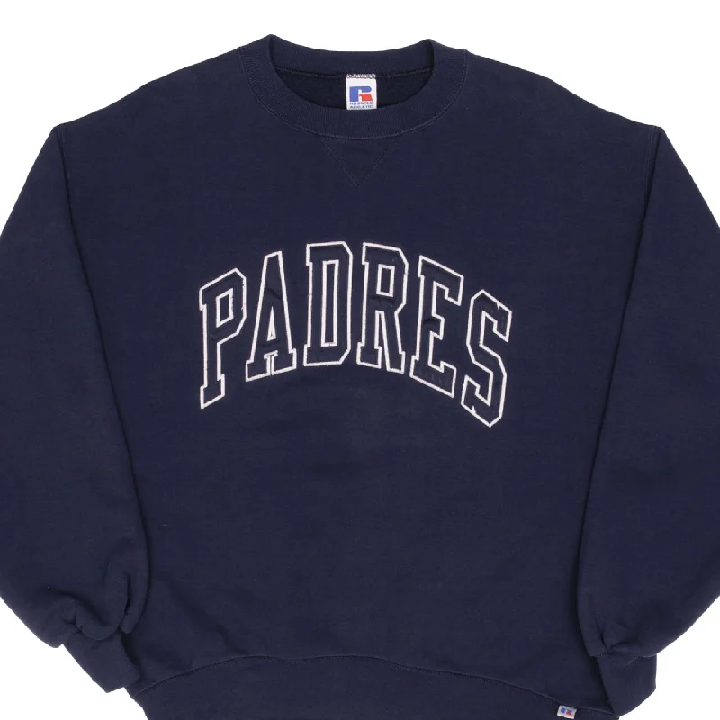 Party Wear VINTAGE MLB SAN DIEGO PADRES 1990S RUSSELL SWEATSHIRT SIZE LARGE MADE IN USA Party Wear VINTAGE MLB SAN DIEGO PADRES 1990S RUSSELL SWEATSHIRT SIZE LARGE MADE IN USA