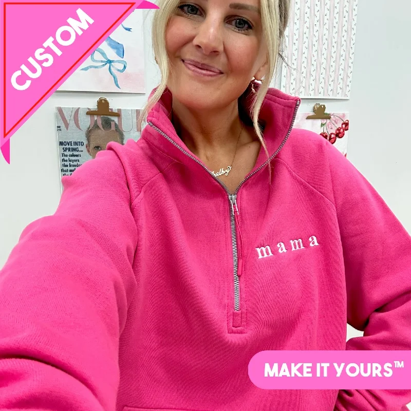 Sports And Leisure Make It Yours™ Pocket Quarter Zip Sweatshirt