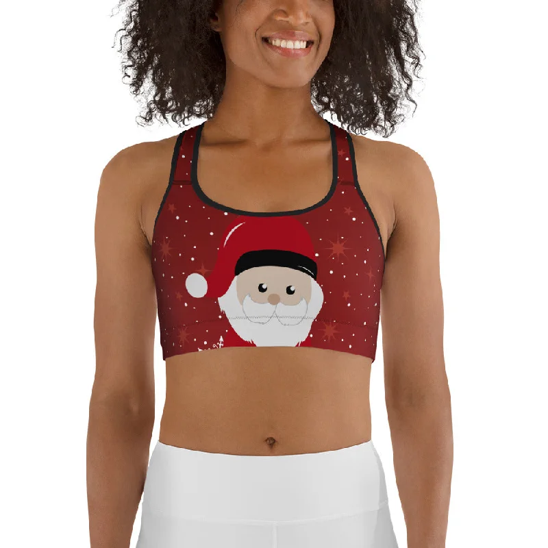 Minimalism Santa Magic Sports Bra