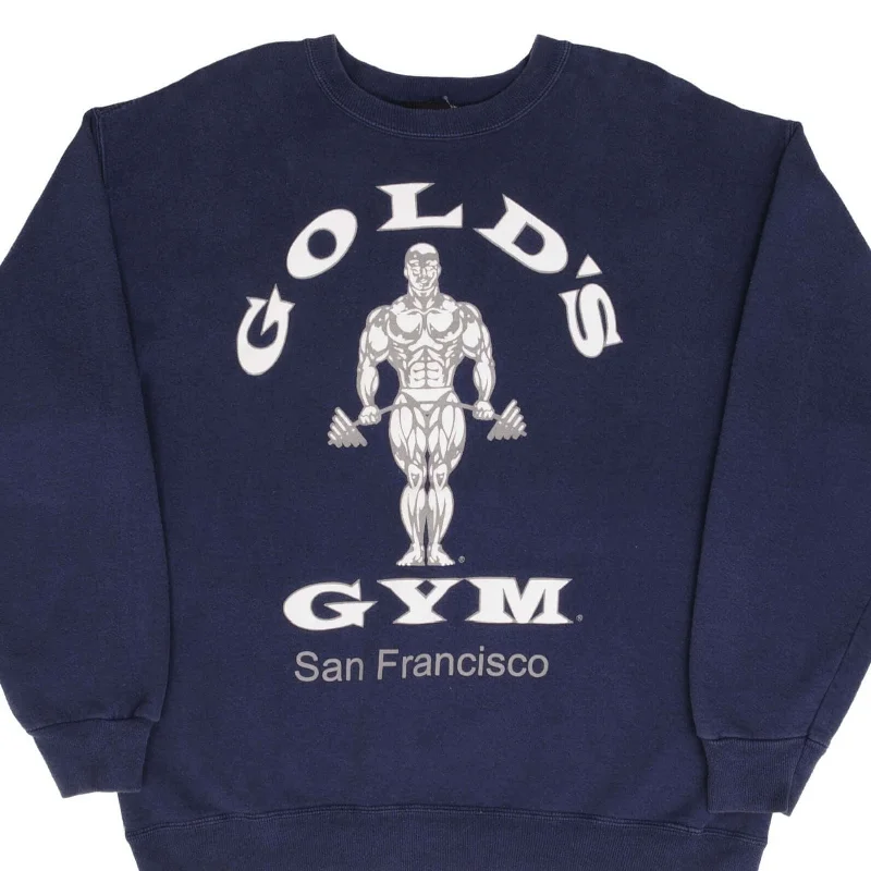 Advanced Design VINTAGE GOLD'S GYM SAN FRANCISCO SWEATSHIRT 1990S SIZE MEDIUM MADE IN USA Advanced Design VINTAGE GOLD'S GYM SAN FRANCISCO SWEATSHIRT 1990S SIZE MEDIUM MADE IN USA