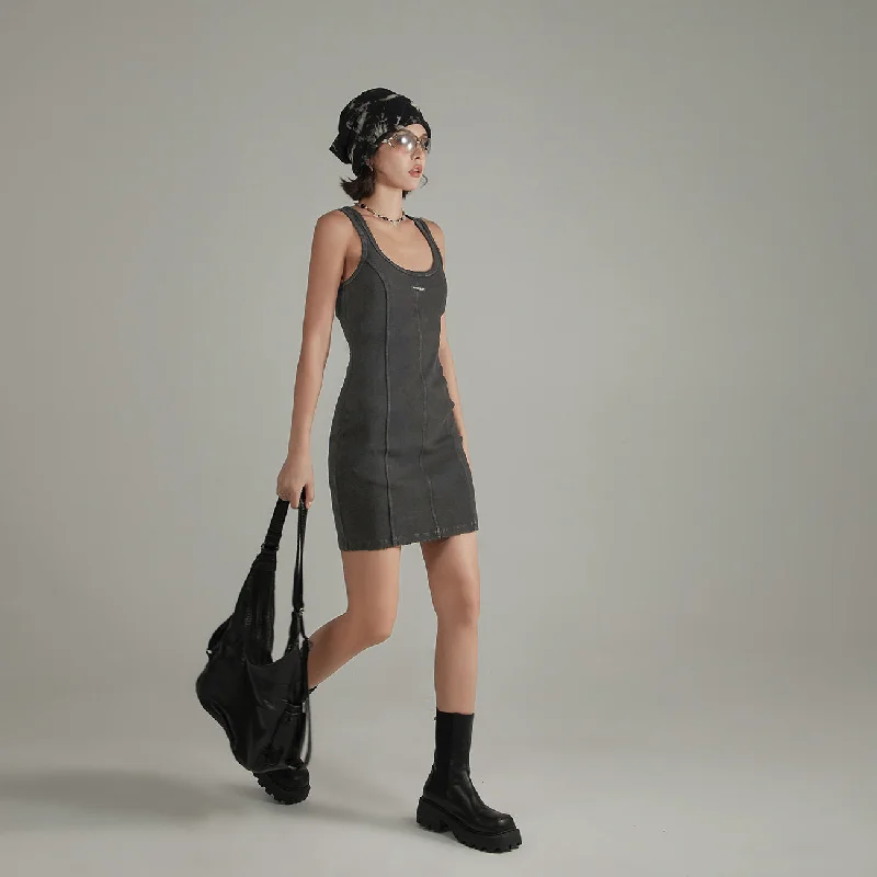 Soft Looks Basic Tank Top Dress