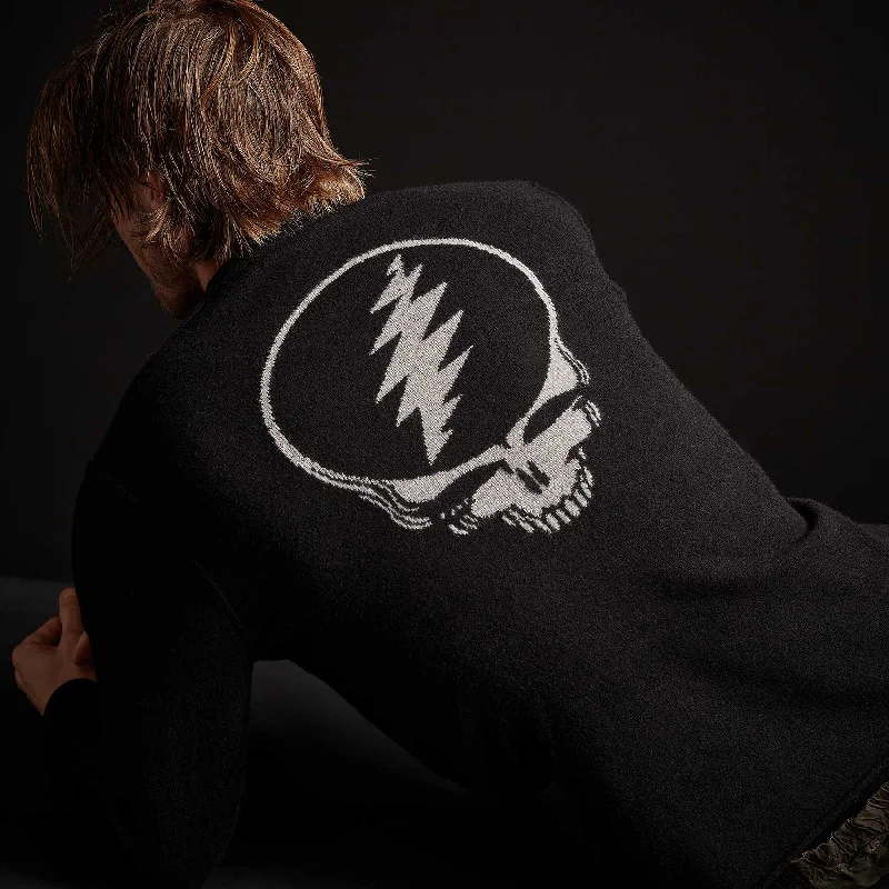 Avant-garde Design Grateful Dead Recycled Cashmere Sweater - Black