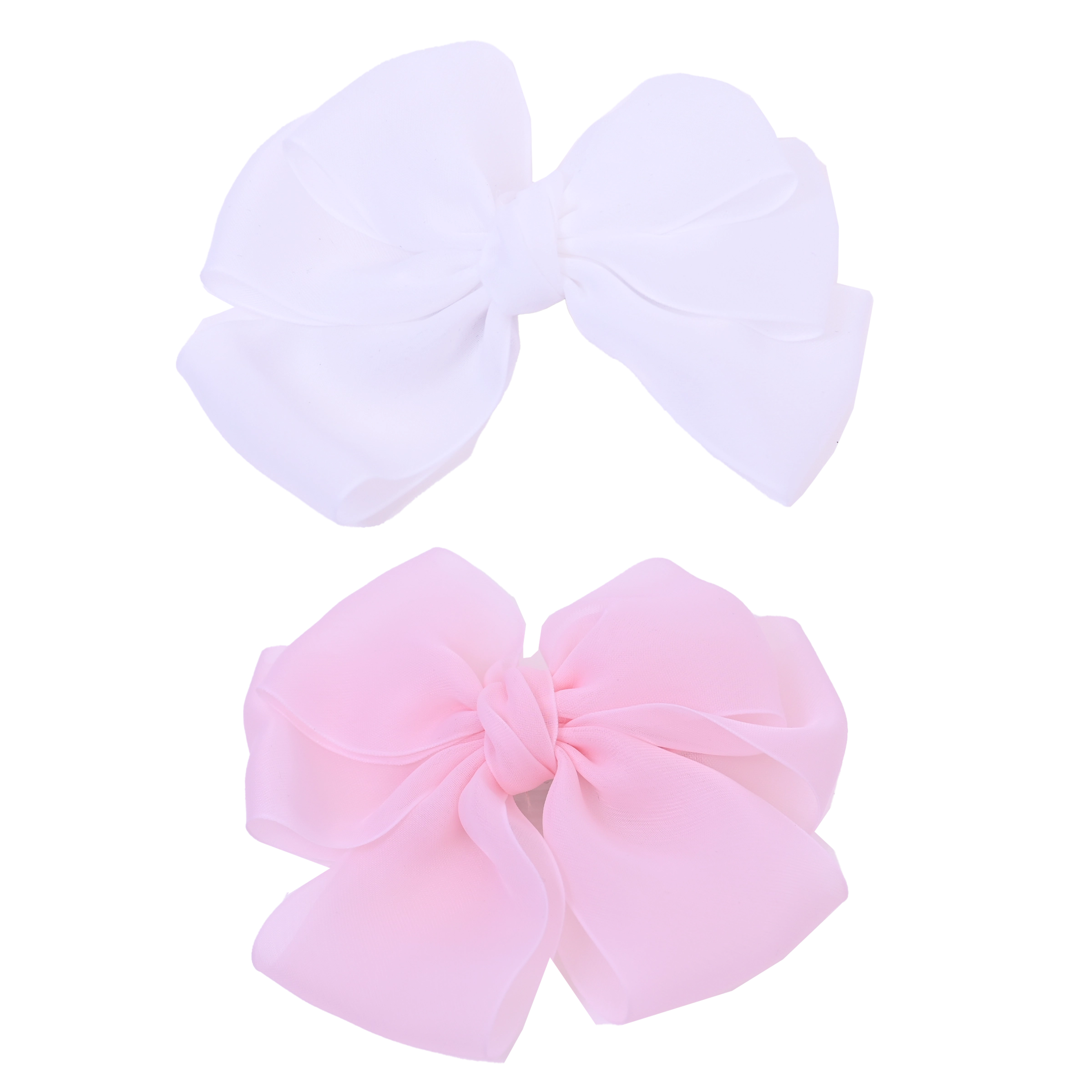 Classic Style Multicolor Ribbon Bow Hairclip Set