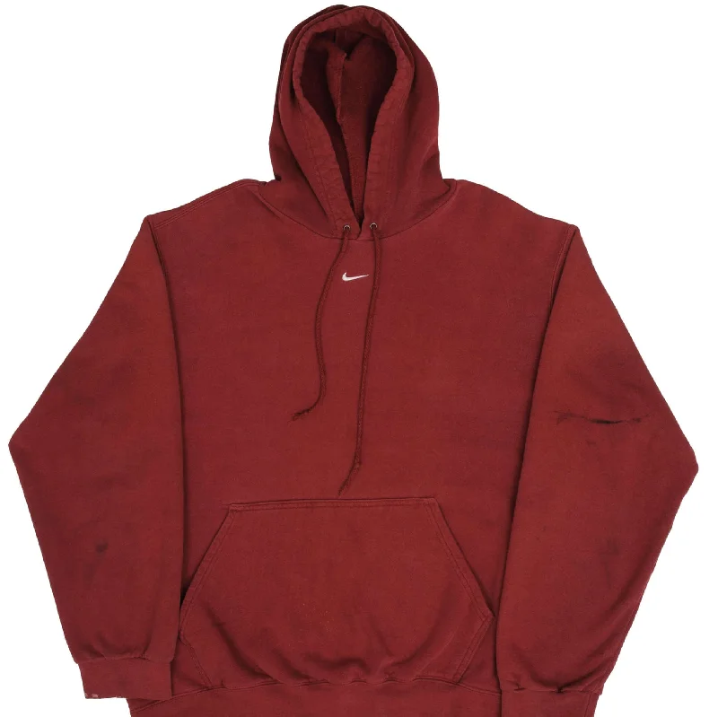 Fashionable Inner Wear VINTAGE NIKE MIDDLE SWOOSH TRAVIS SCOTT BURGUNDY HOODIE SWEATSHIRT 2000S SIZE XL Fashionable Inner Wear VINTAGE NIKE MIDDLE SWOOSH TRAVIS SCOTT BURGUNDY HOODIE SWEATSHIRT 2000S SIZE XL