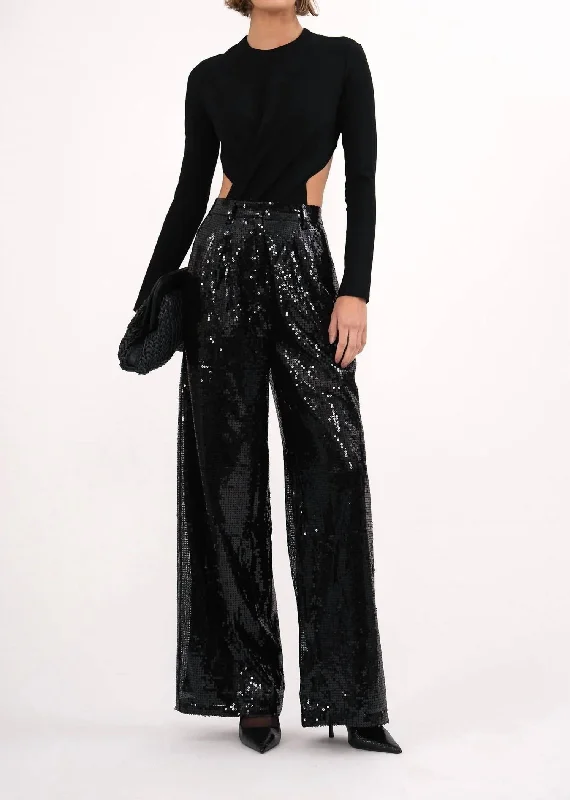 Simple Chic Roxanne Pants In Black