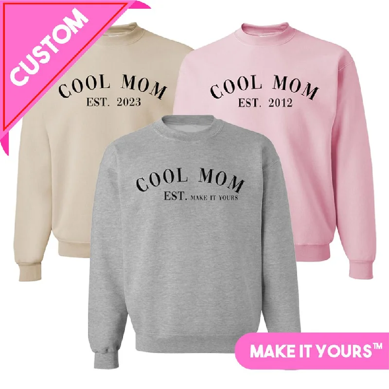 Fashion Pioneer Make It Yours™ 'Cool Mom' Crewneck Sweatshirt