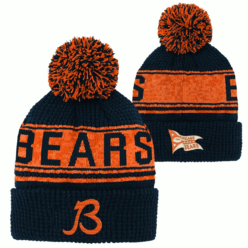 Relaxed And Casual Chicago Bears Boys One Size "B" Winter Hat