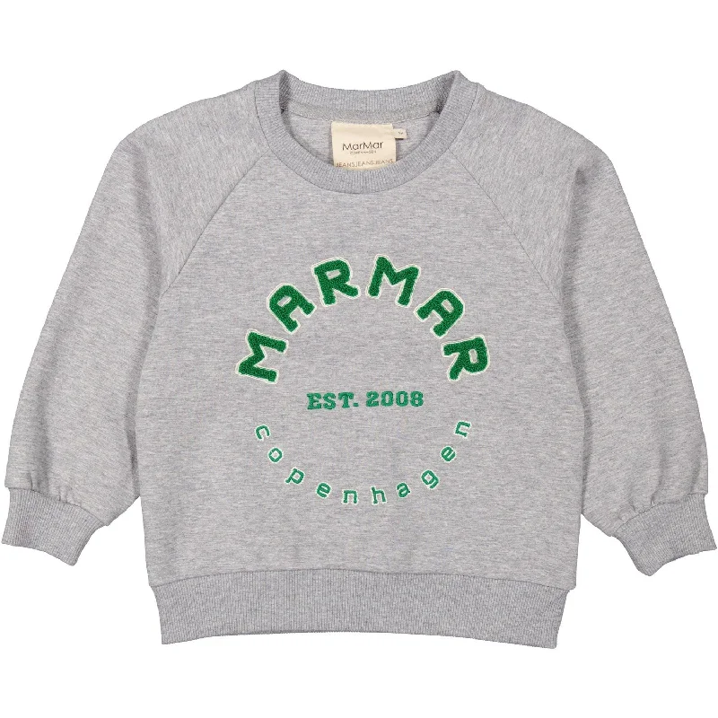 Trendy And Casual MarMar Double Jersey Green Logo Theos Sweatshirt