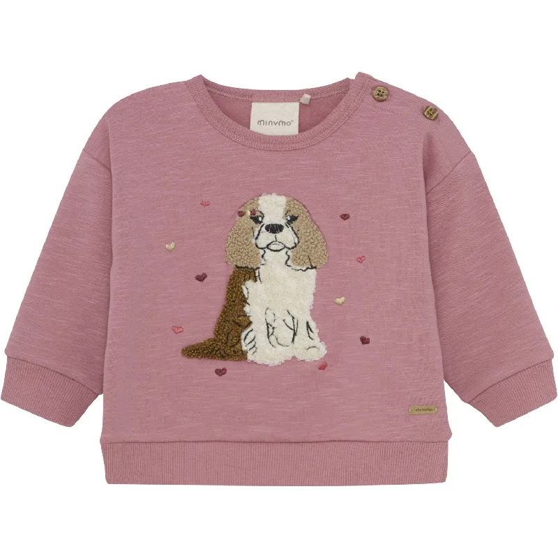 Relaxed Looks Minymo Dusty Rose Sweatshirt