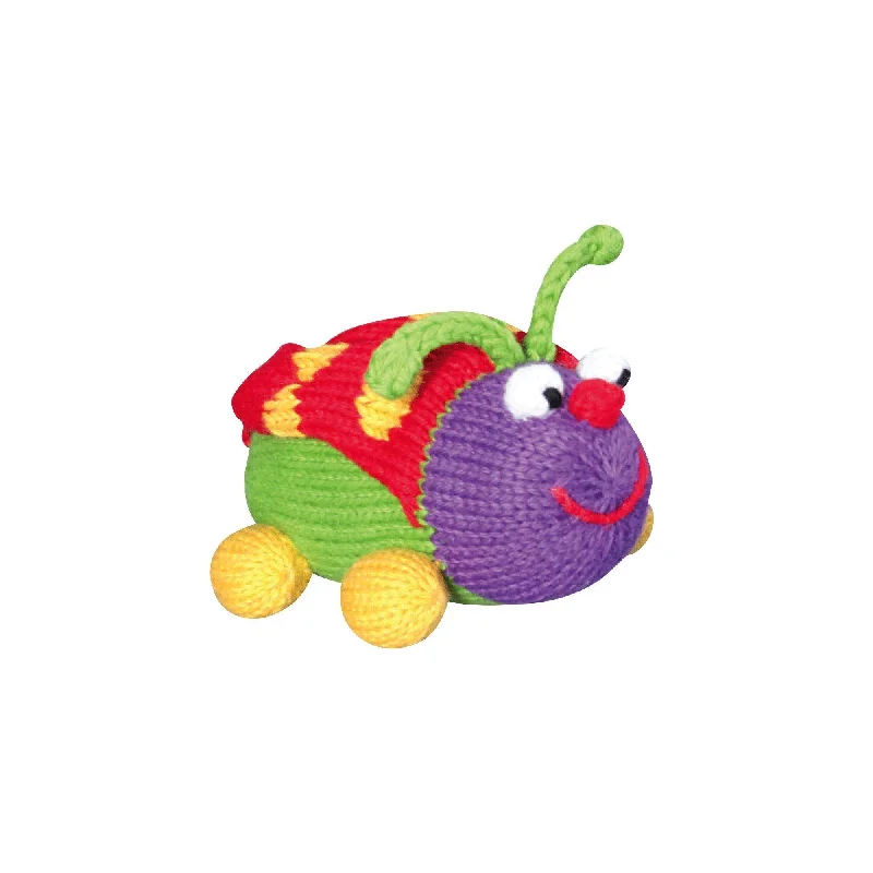 Knitted Design Laney the Ladybug Rattle