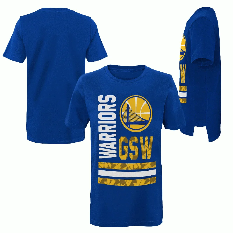 Breezy Comfort Golden State Warriors Youth Shattered Shirt