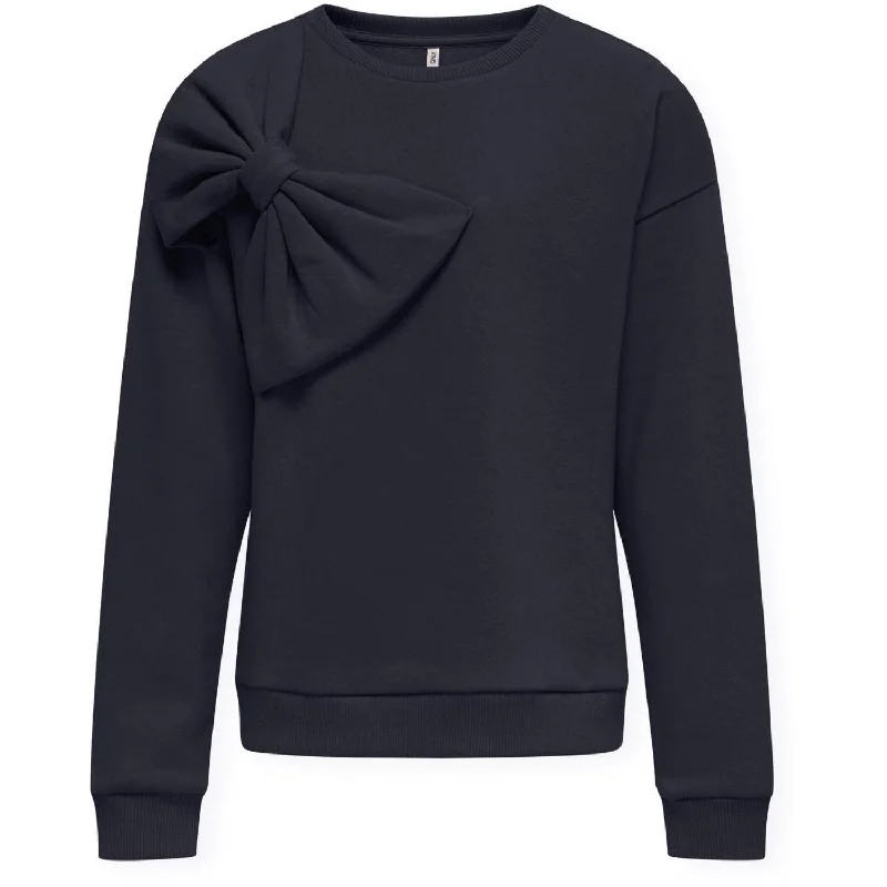 Noble Temperament kids ONLY Night Sky Valerie Bow Sweatshirt