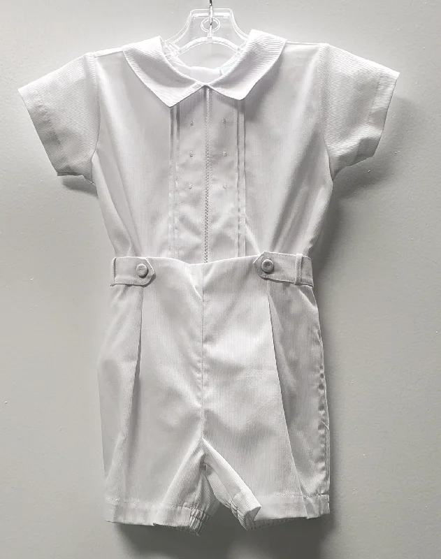 Playful Style 2 Piece Boys Short Christening Set