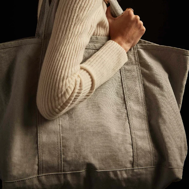 Diamond Series Small Canvas Tote - Arctic