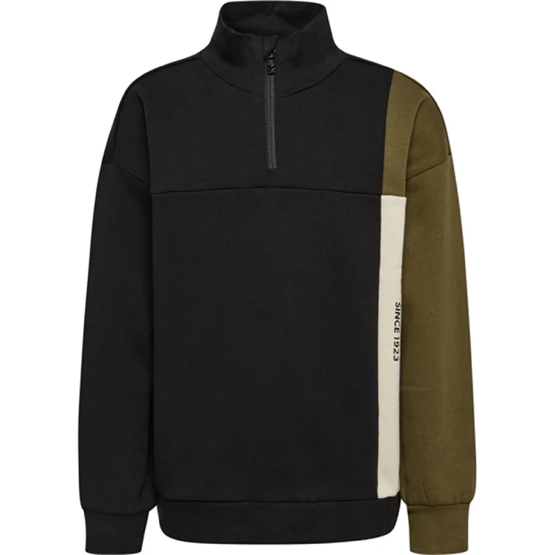 Modern Comfort Wear Hummel Black Bran Half Zip