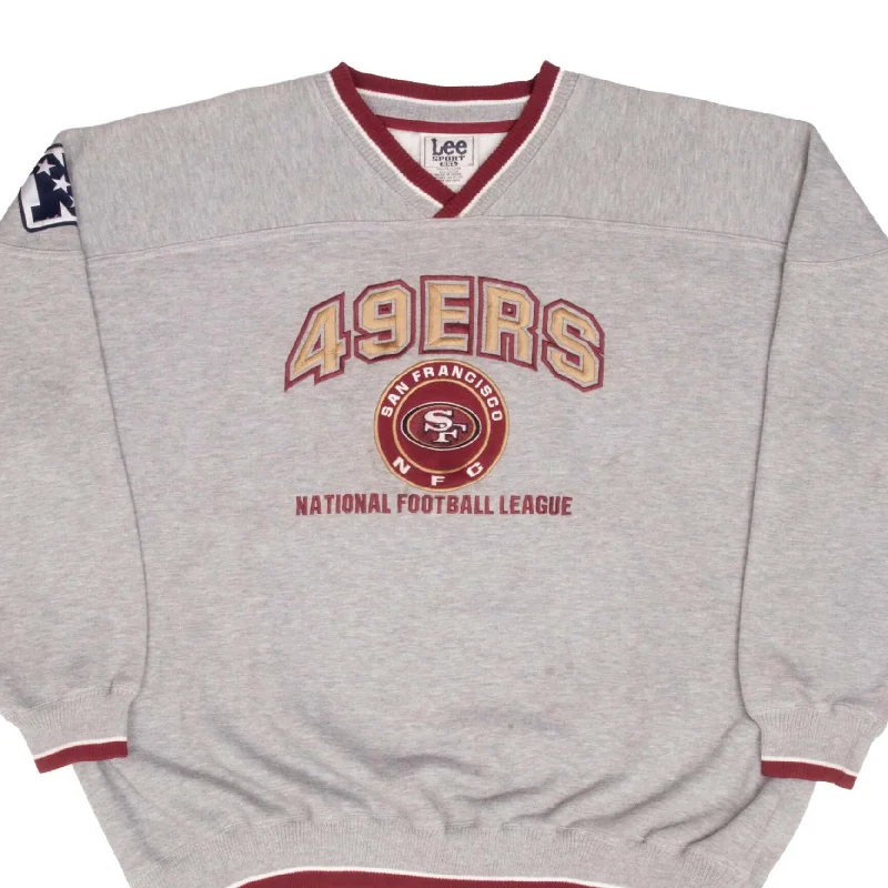 Soft Looks VINTAGE NFL SAN FRANCISCO 49ERS 1990S GREY SWEATSHIRT SIZE 2XL