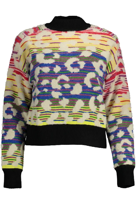 Casual Fit Wear Desigual Chic  Contrasting Details Women's Sweater