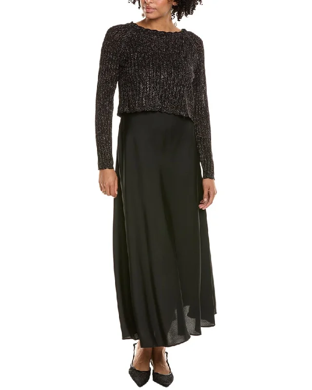 Luxury Temperament Taylor 2Pc Sweater & Slip Dress Set