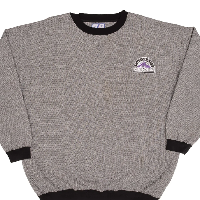 Fashion Touch VINTAGE MLB COLORADO ROCKIES 1990S SWEATSHIRT SIZE 2XL