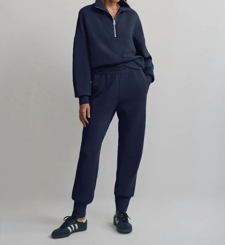 Feminine Charm Slim Cuff Pant 25 In Blue Nights
