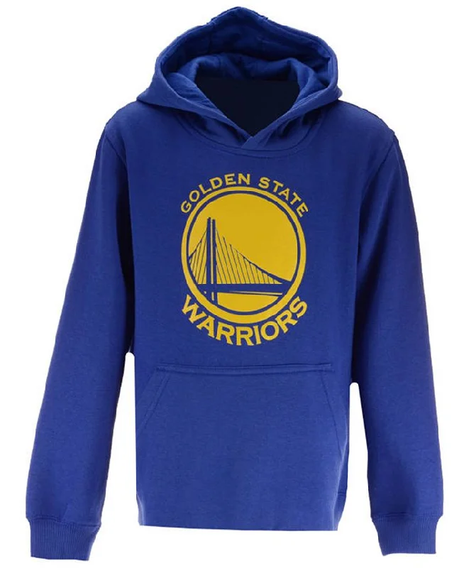 Easygoing Outfits Golden State Warriors Youth Primary Logo Blue Hoodie