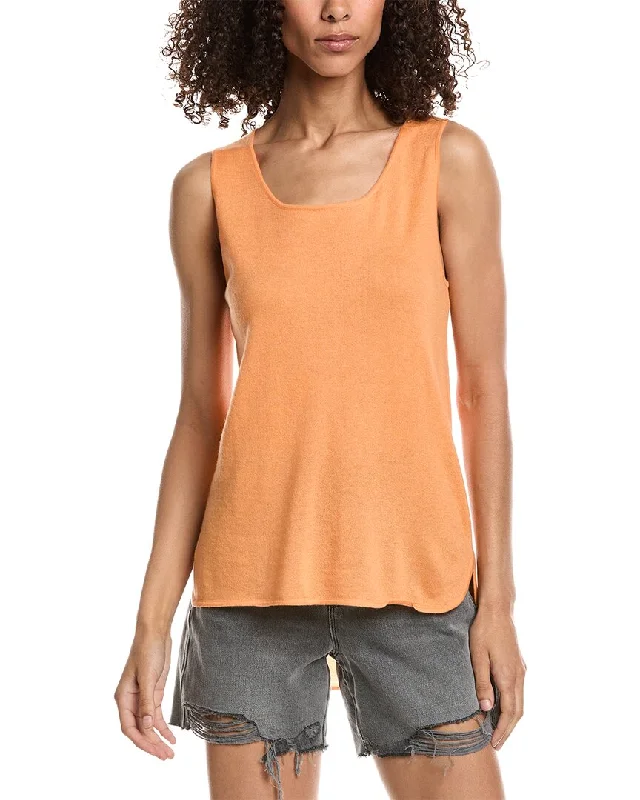 Elegant Series InCashmere High-Low Cashmere Tank