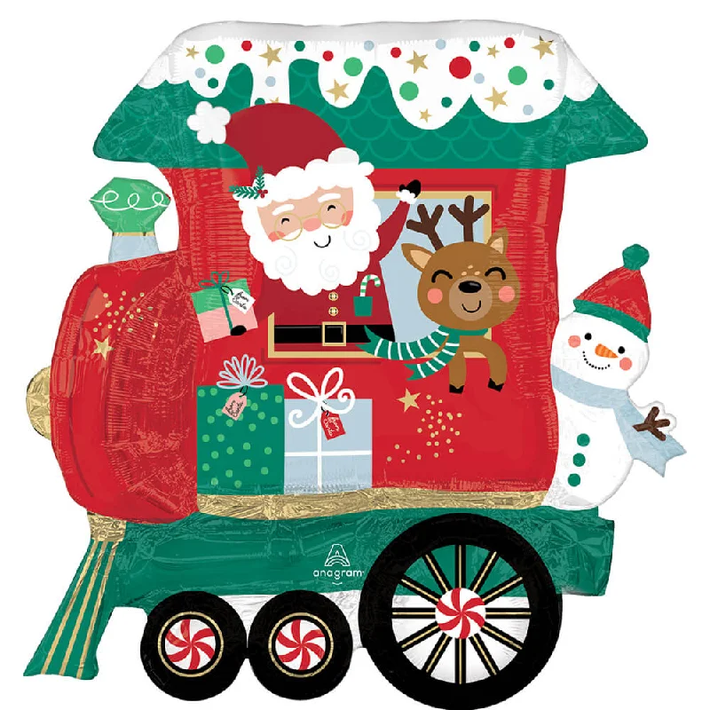 Relaxed Dresses 37 inch NORTH POLE EXPRESS TRAIN