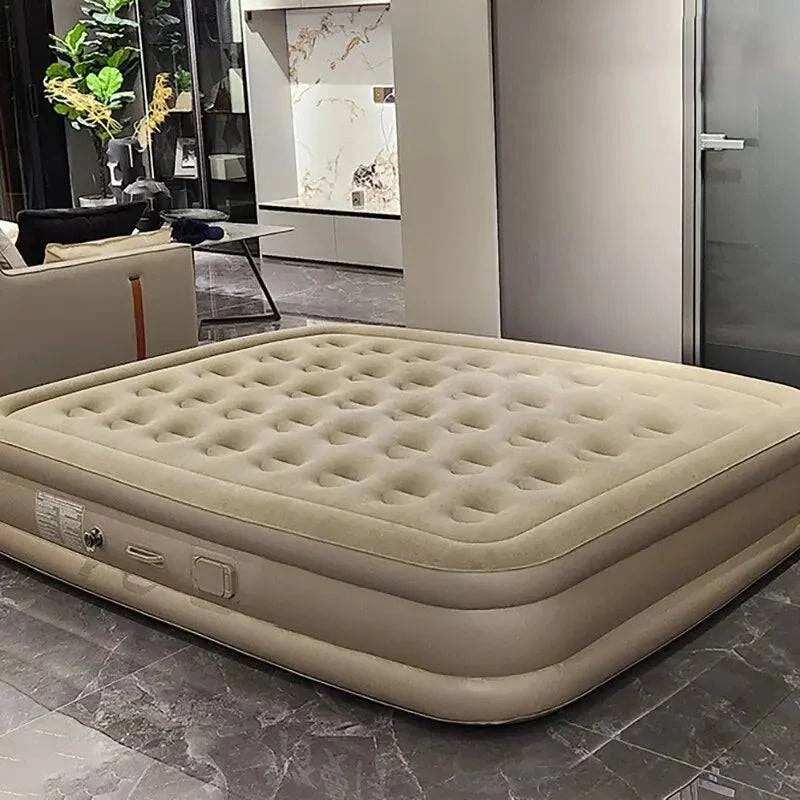Stylish Ease Interior Air Mattress Glamping Mats PVC Inflatable Sleeping Mattress Luxury 2 Person Camping Bed Mat Built-in Pump Thicken Mat Stylish Ease Interior Air Mattress Glamping Mats PVC Inflatable Sleeping Mattress Luxury 2 Person Camping Bed Mat Built-in Pump Thicken Mat