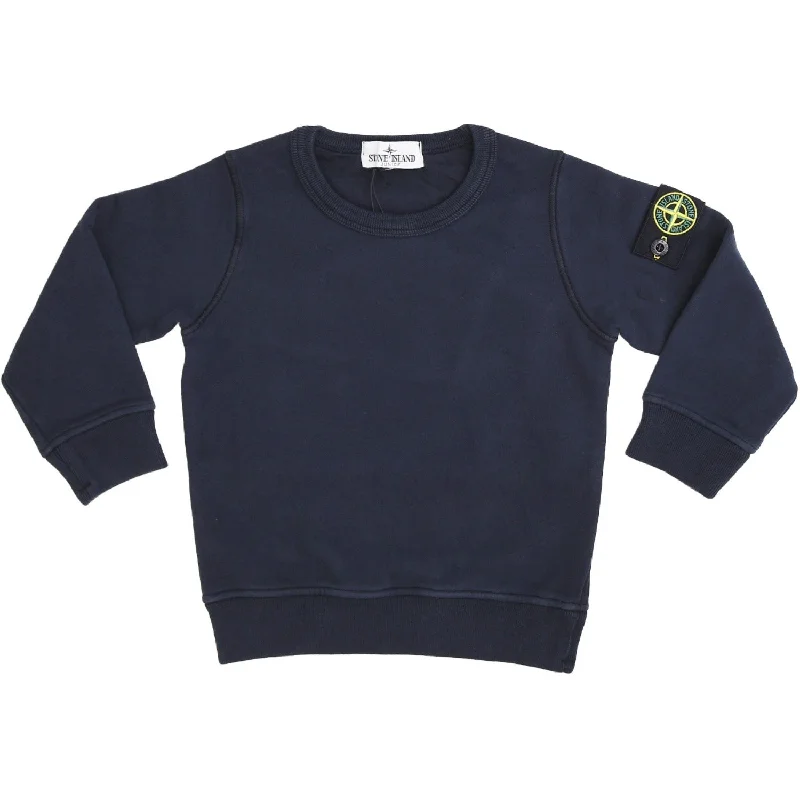 Fashion Must-have Stone Island Navy Blue Sweat-Shirt