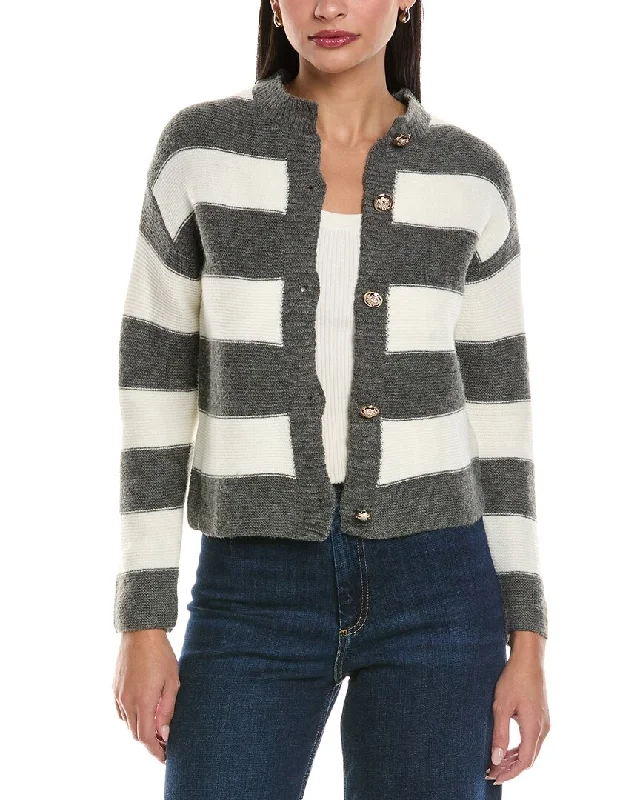 Elegant Wear Anna Kay Sailor Cashmere-Blend Cardigan