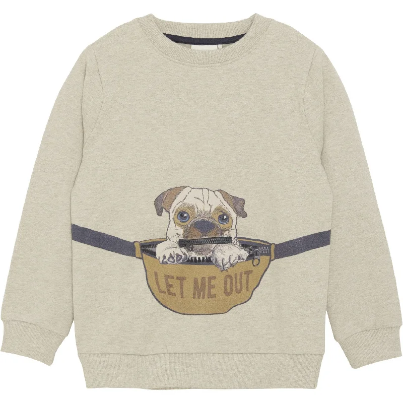 Cozy Fashions Minymo Beige Melange Sweatshirt