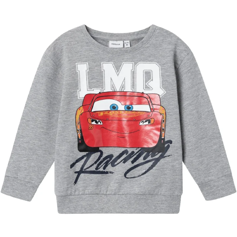 Youthful Vitality Name It Grey Melange Ans Cars Sweatshirt