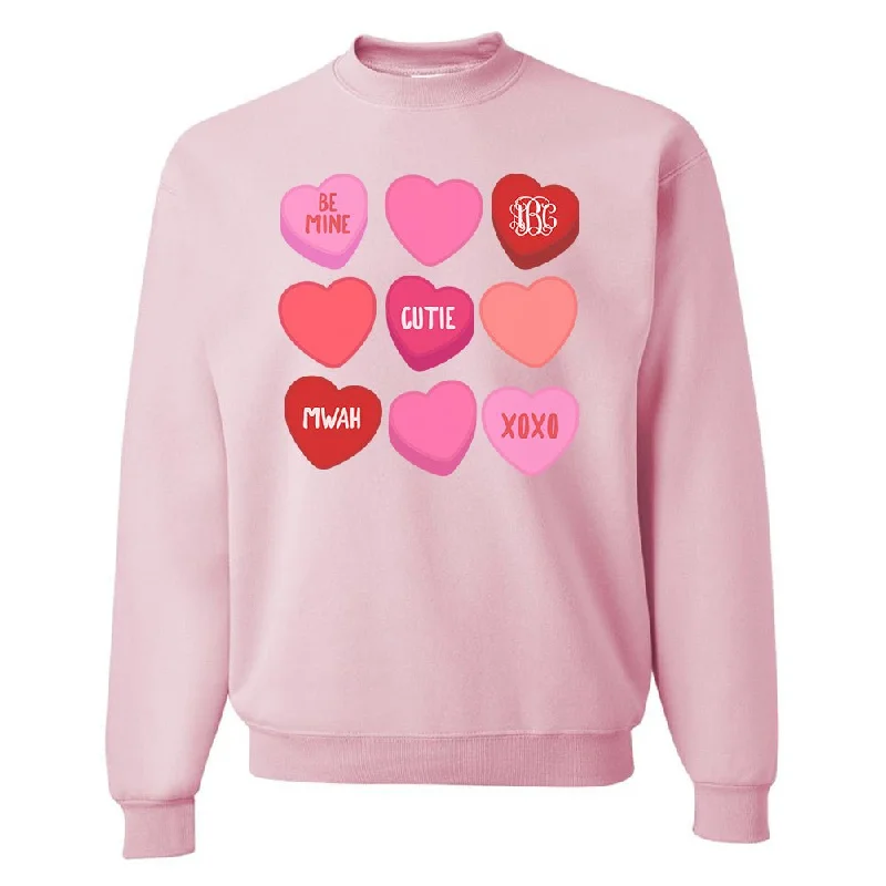 Street Fashion Monogrammed 'Candy Hearts' 2nd Edition Sweatshirt
