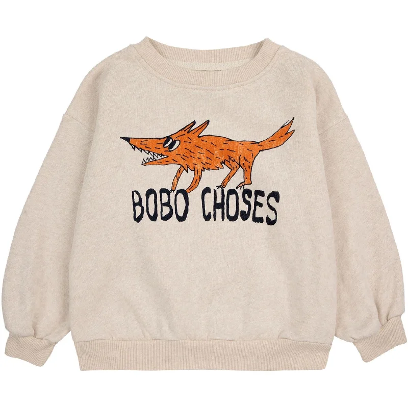 Sports And Leisure Bobo Choses Offwhite The Clever Fox Crewneck